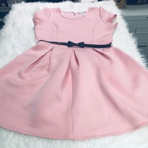 🆕️ HP🍷🍾🎉🎊🎈Light Pink Belted Fit n' Flare Dre
